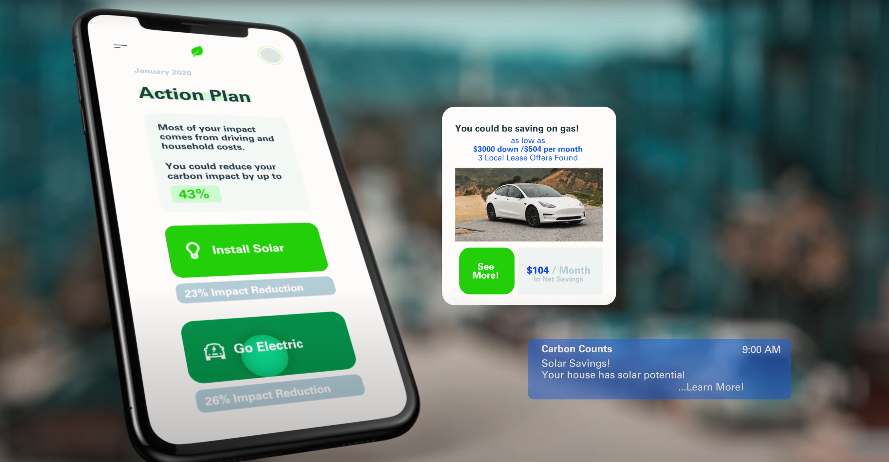 UI composited into footage